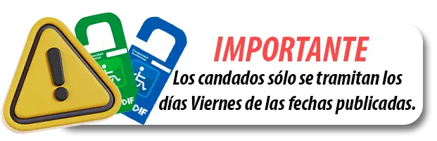 Los candados de discapacidad se tramitan en Centro Max